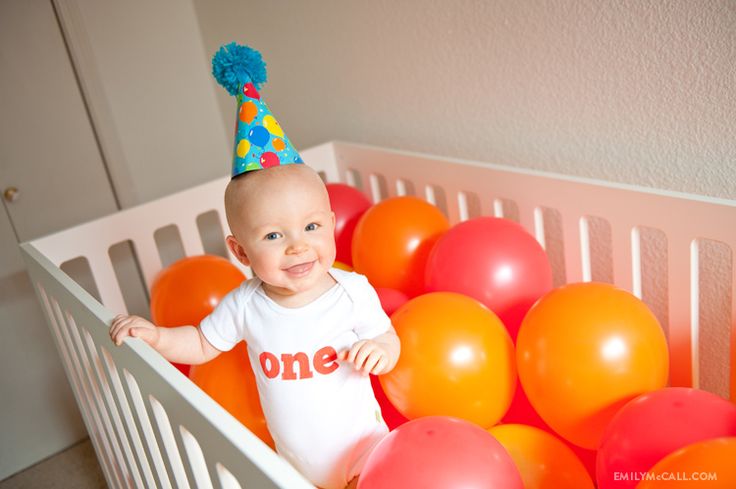 This is a cute one-year-old picture, and I bet the baby would love it!