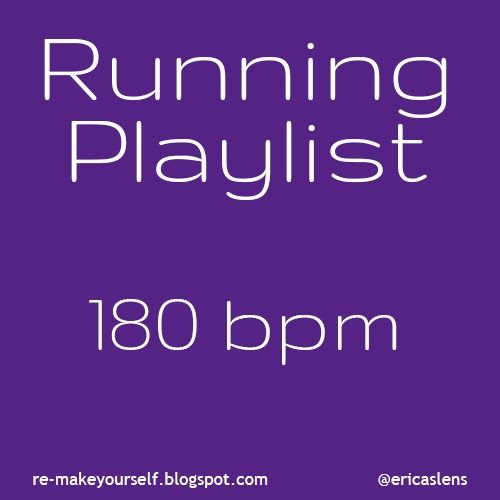 180 beat per minute is optimal for running cadence. And coincidentally, a lot of my favorite songs just happen to be 180 bpm. All of these ...