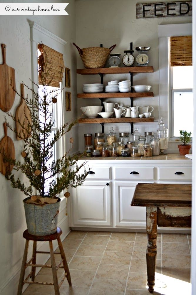 Open shelving