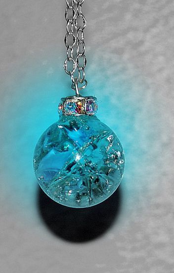 #DIY Frozen Inspired Necklace - Bake marbles at 350 F for 20 min, drop them into ice bath, and watch them crack into a pretty pattern.