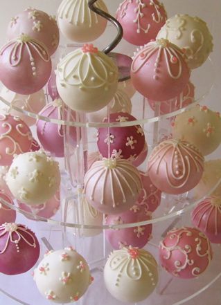 Love the detail work, and Pink is always a winner with Cake pops