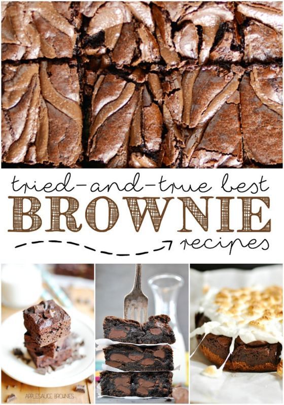 Best Brownie Recipes including: Nutella Brownies, Fudgy Chocolate Chunk Brownies, Slow Cooker Brownies, and more!