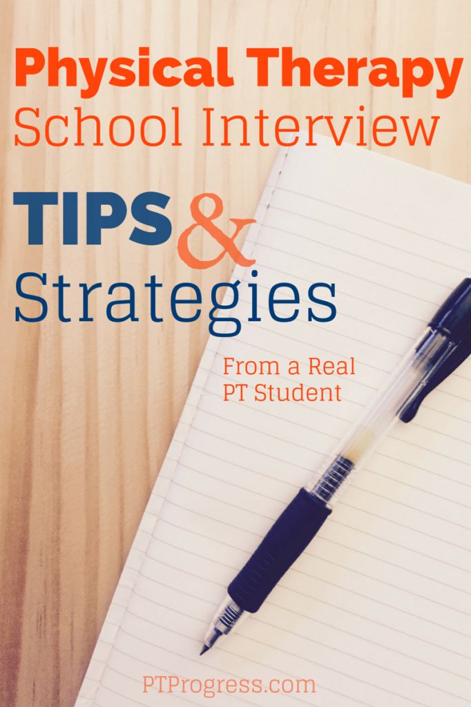 Physical Therapy School Interview Tips
