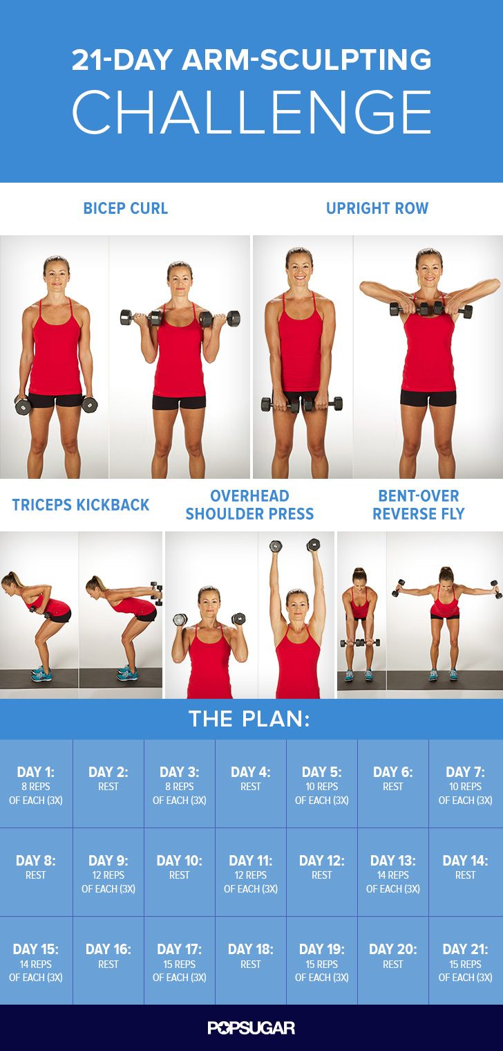 After following this 21-day arm plan, not only will your arms look toned — you'll also be stronger.