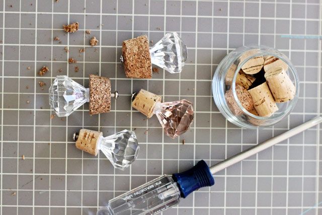 ake your own wine bottle stoppers! With pretty perfume caps & Cork #DIY #Wine