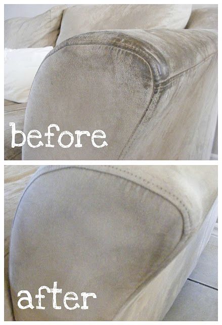 How to clean microfiber couches.
