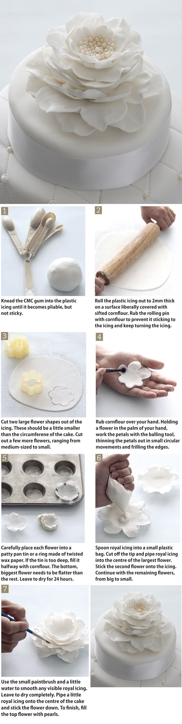 ake a flower cake topper