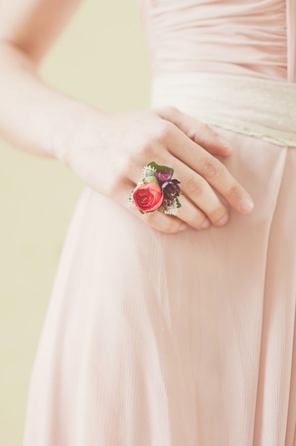a flower ring! or the new corsage, perhaps?