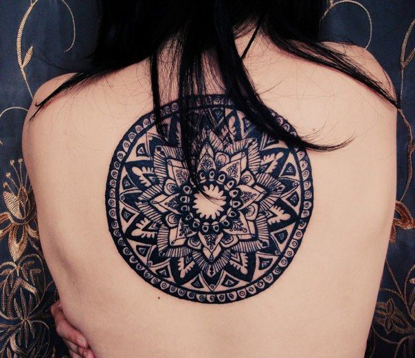 #tattoo #mandala #back