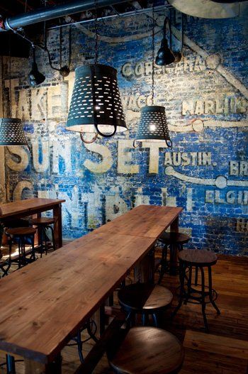 Swift Justice: French blues and dark hues make this cozy pub a winter winner. - Winter 2012