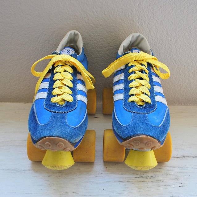 Vintage 1970s/1980s Sneaker Roller Skates by Alpenglow Vintage, via Flickr.