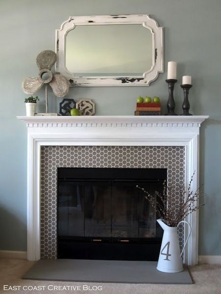 Simple mantle decor
