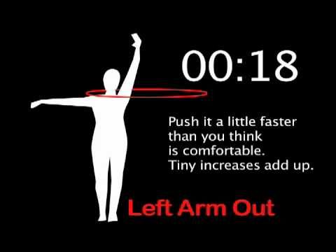 Circus Style Drills for Hoop Dancers - hands to knees (30 sec) ... so i can stop spazzing in my opposite current.