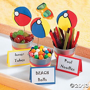 pool party favors | Pool Party Favors - Oriental Trading This could be fun for a last day of school "beach" themed party!!