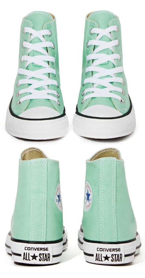 Sweet Mint Converse Sneakers