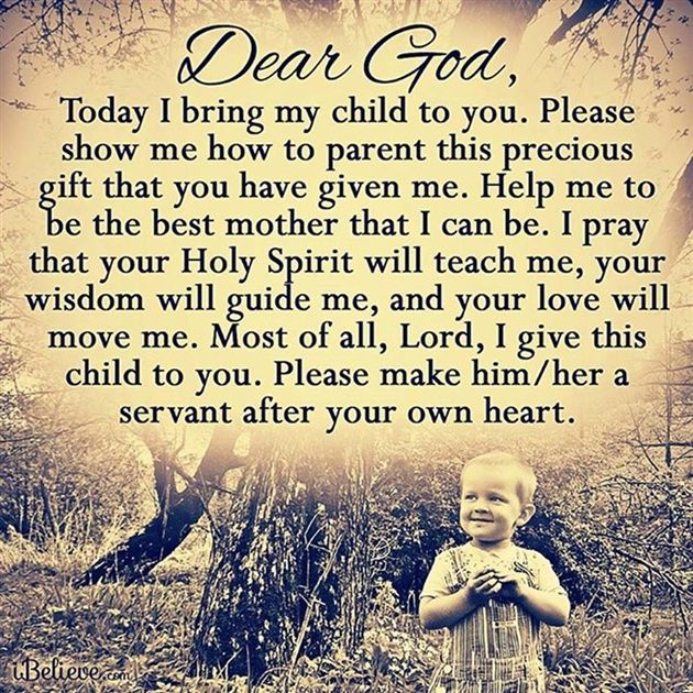 A Prayer for My Children - Inspirations I want this one day. To bring my child.. One of Gods gifts to me.. To God, and to teach them about all his glory!
