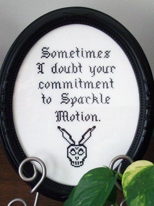 y daughter hated dancing. Too many 'jazz hands.' I may have to stitch this for her.