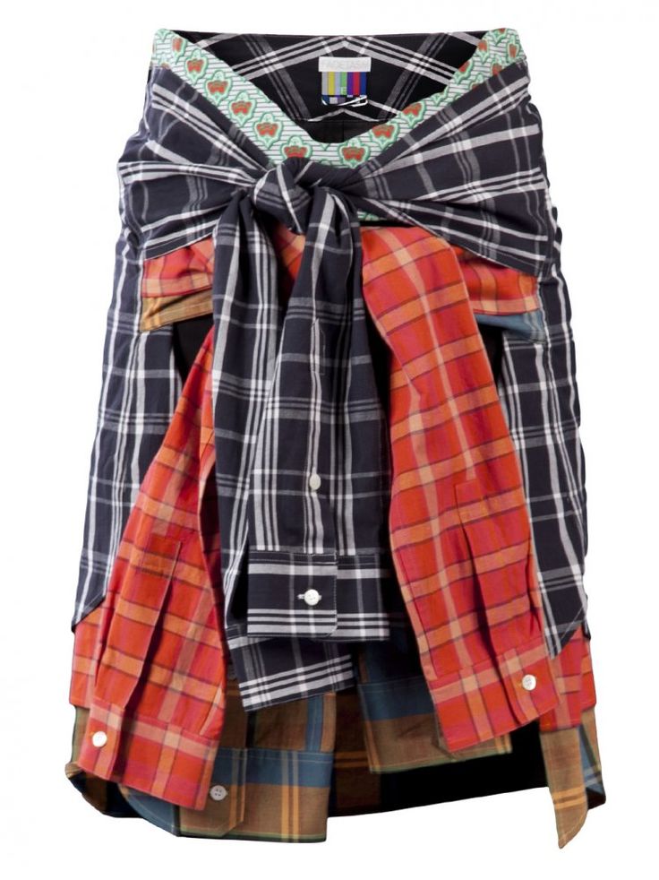 FACETASM Shirt Sleeve Kilt