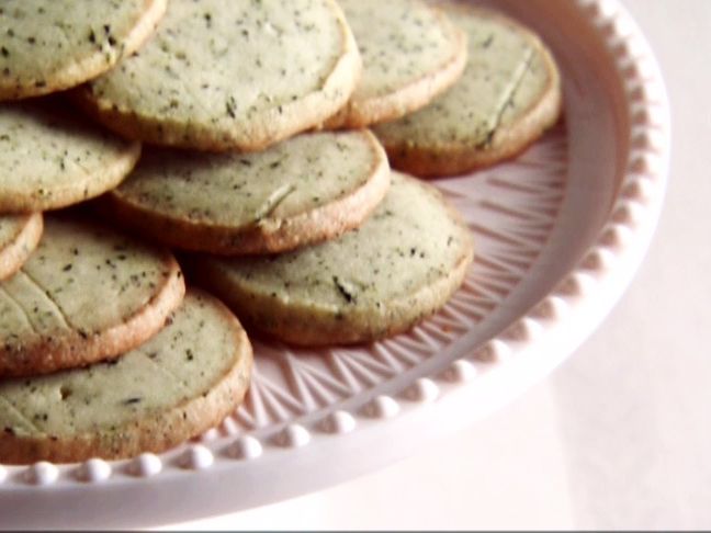 Earl Grey Shortbread Cookies recipe from Claire Robinson via Food Network