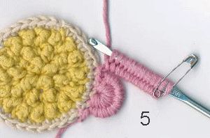 Russian Picot Daisy from Crochet Garden