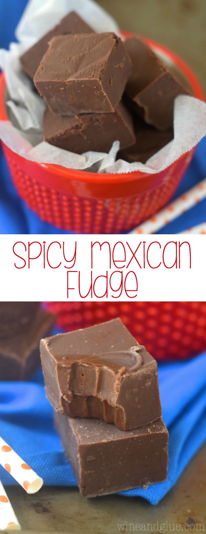 This Mexican Chocolate Fudge recipe is the most amazing combination of spicy and sweet!