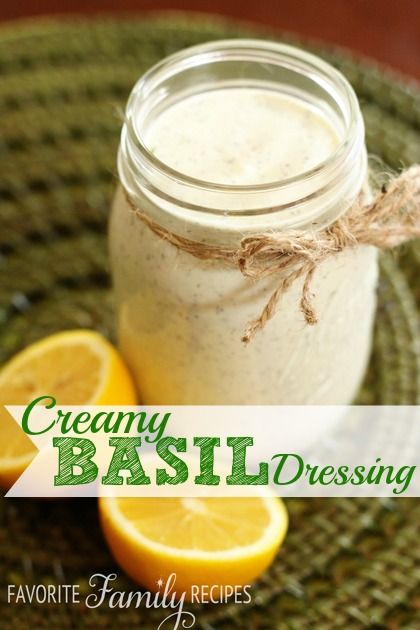 This dressing is SOOOO good! So fresh and creamy-- great on salads and sandwiches! #dressing #recipe
