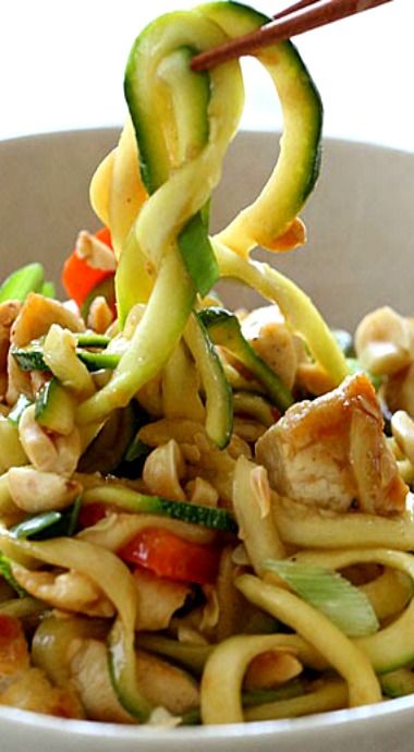 Kung Pao Chicken Zoodles for Two