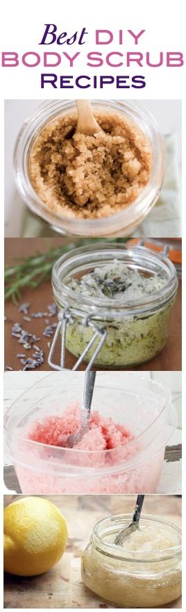 DIY body scrubs.