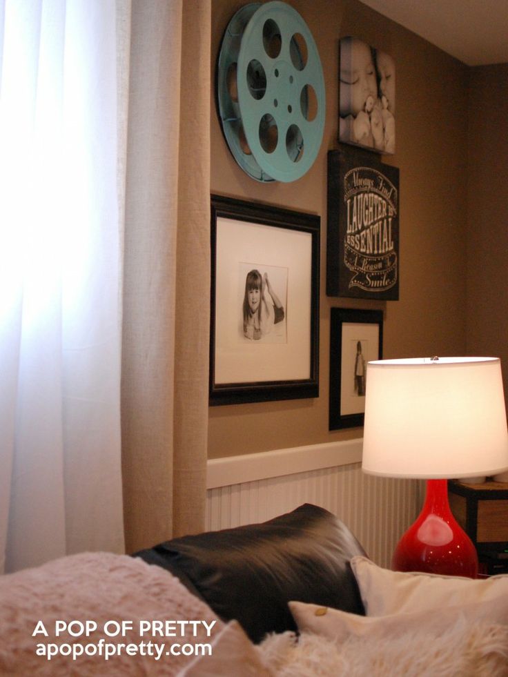 For the family room in the basement. Hubby would love this kind of decor!