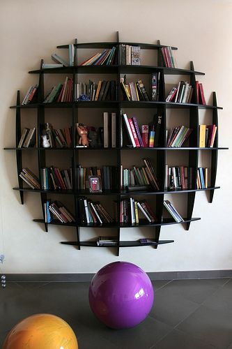 bubble bookshelf
