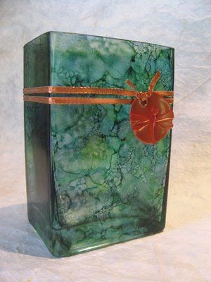 alcohol ink vases