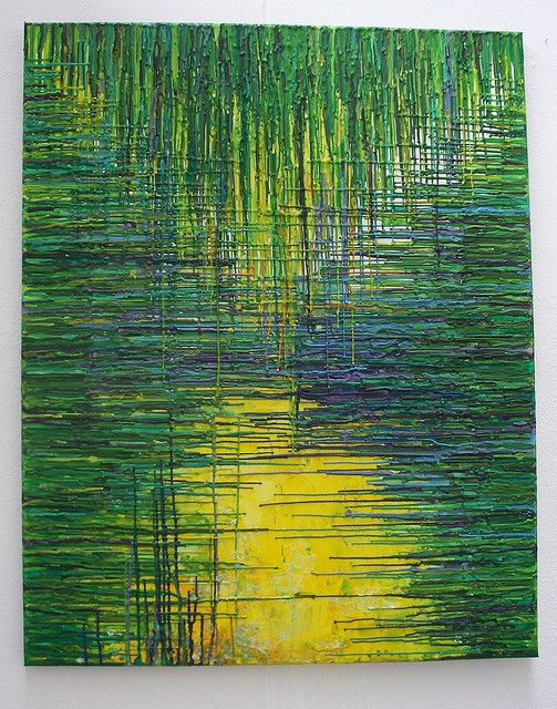 melted crayon art