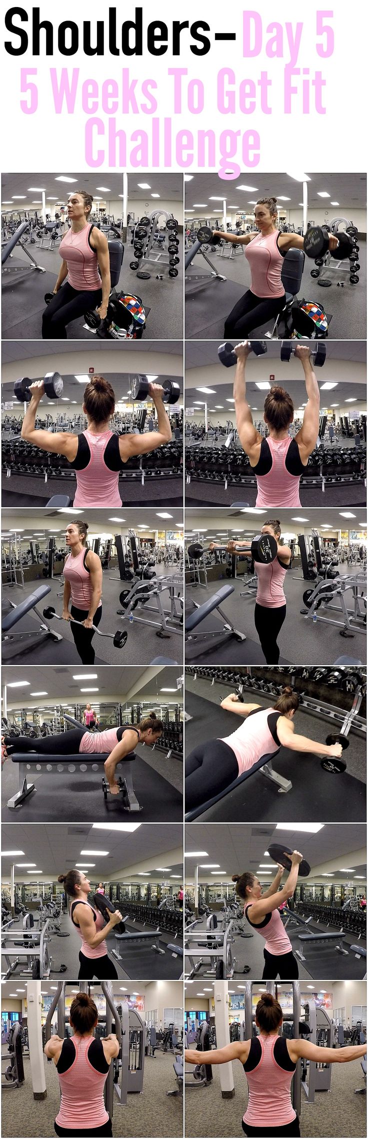 5 Weeks to Get Fit Challenge Day 5-SHOULDERS