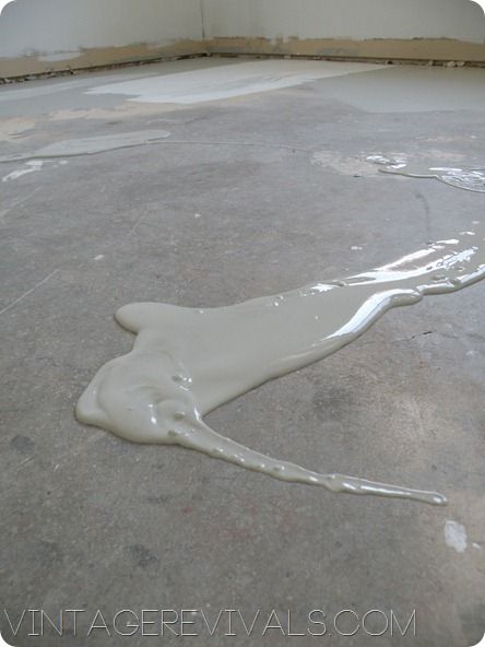 Extremely detailed instructions for prepping and painting a concrete floor, even one that was carpeted previously.