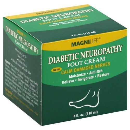 agniLife Diabetic Neuropathy Foot Cream 4 fl oz (118 ml) by MAGNI LIFE. $17.99. Relieve Burning, Tingling Neuropathy Pain Whether you suffer from the shooting, stabbing, burning sensations of neuropathy or tingling and numbness, this Diabetic Foot Cream w