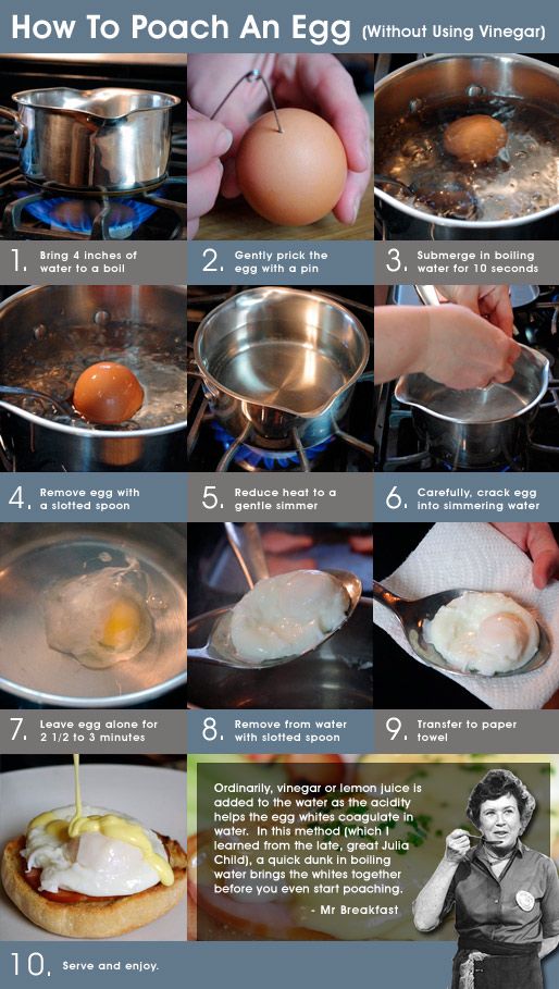 How To Poach An Egg (Without Using Vinegar) - a quick, 10-second dunk in boiling water first!