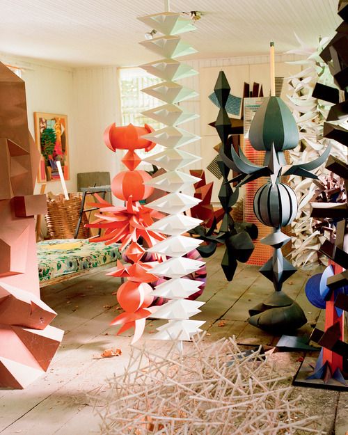 Irving Harper Paper Scuptures - Paper Chase Irving Harper Book