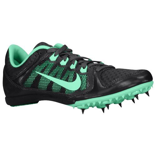 Nike Zoom Rival MD 7 - Women's - Track & Field - Shoes - Dark Charcoal/Green Glow