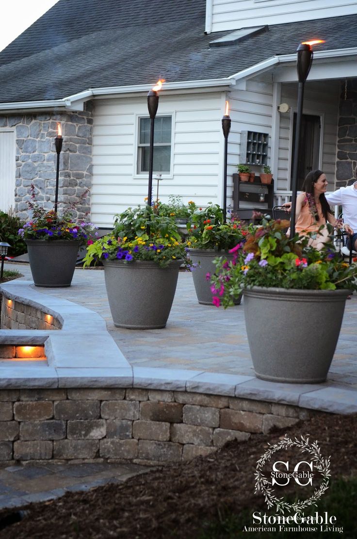 I like the two level patio, the fire pit, the lighting--pretty much everything about it.
