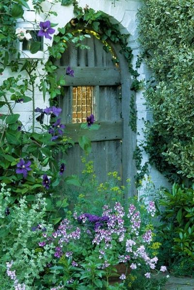 Through the enchanting garden, a door exactly like this will lead to our wine cellar.