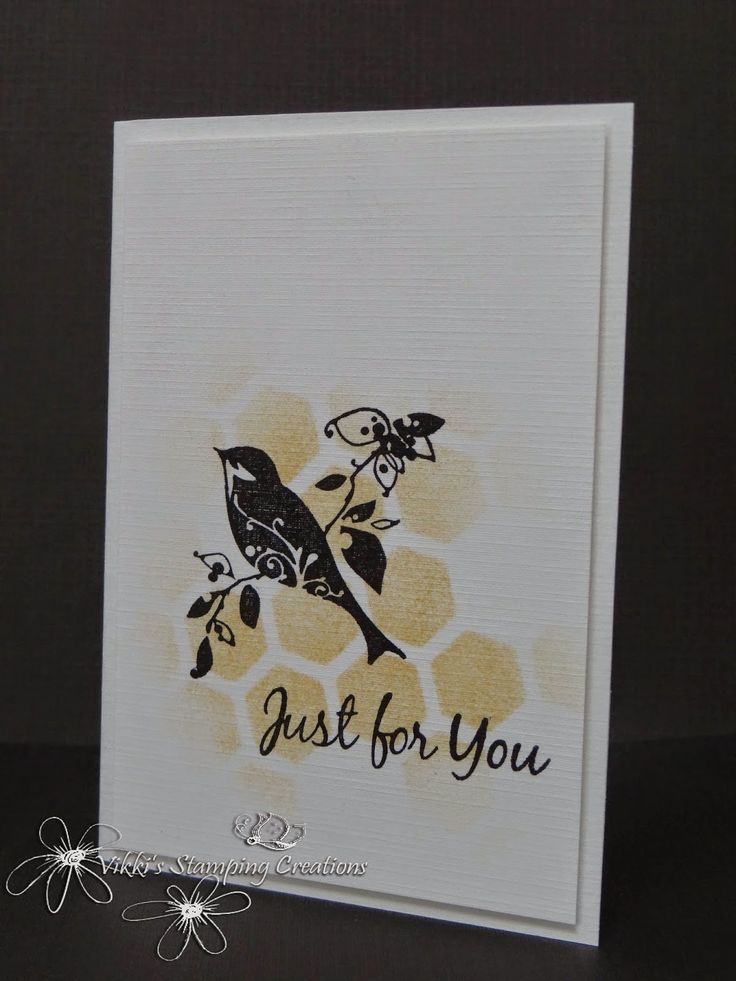 CAS Just for You masculine card by Vikki