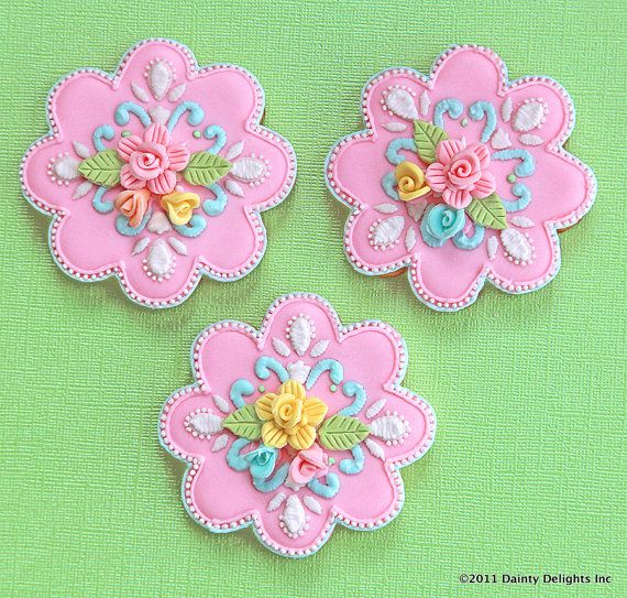 Pretty Flowers cookies