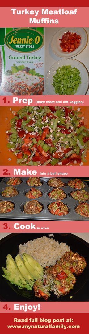 Okay, so I am pretty much determined to make eating healthy and as simple as possible! And I realized I have not shared with you my most simple and most delicious recipe – a yummy, easy turkey meatloaf muffins recipe! I love healthy recipes with ground tu
