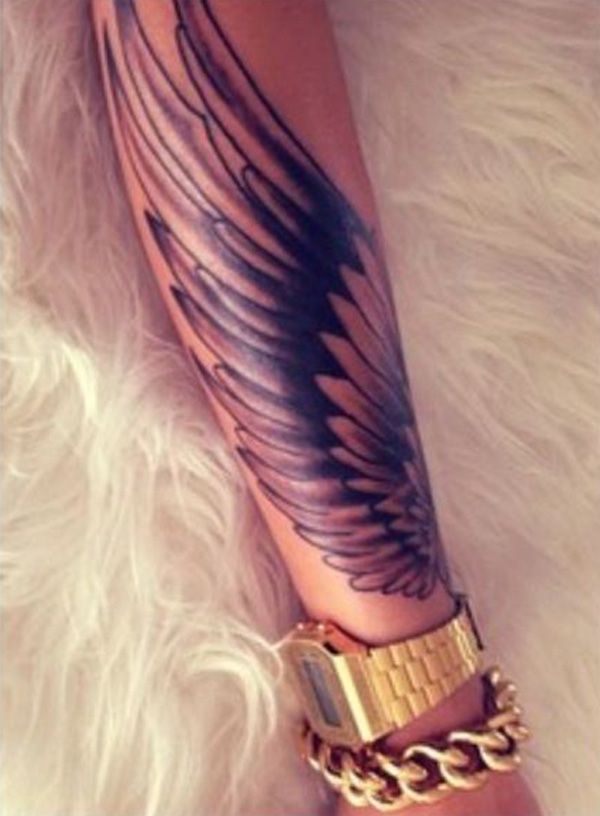 Wing forearm tatt