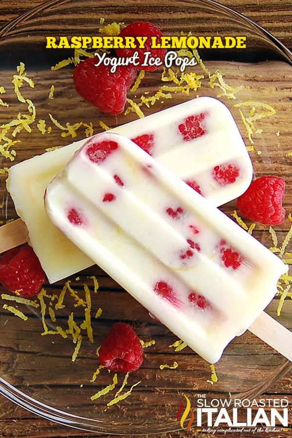 Raspberry lemonade popsicles. Perfect treat for warmer weather! Summer popsicle recipe.