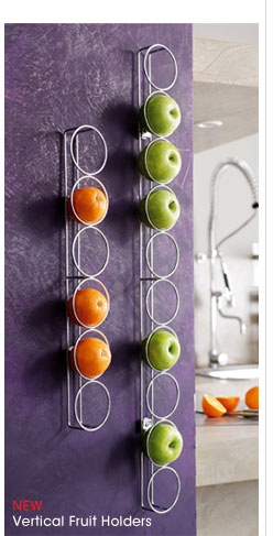 Vertical fruit holder