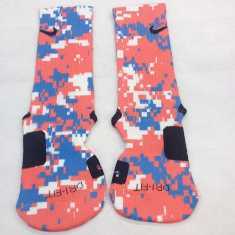 Custom Nike Elite Socks "USA Digi camo" from Sock Insanity on Storenvy