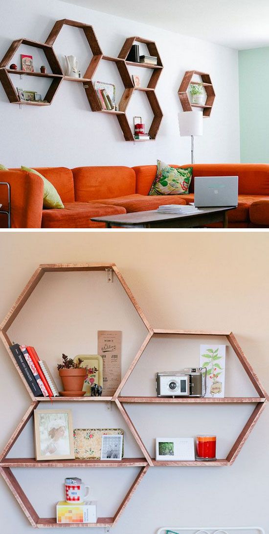 honeycomb shelves