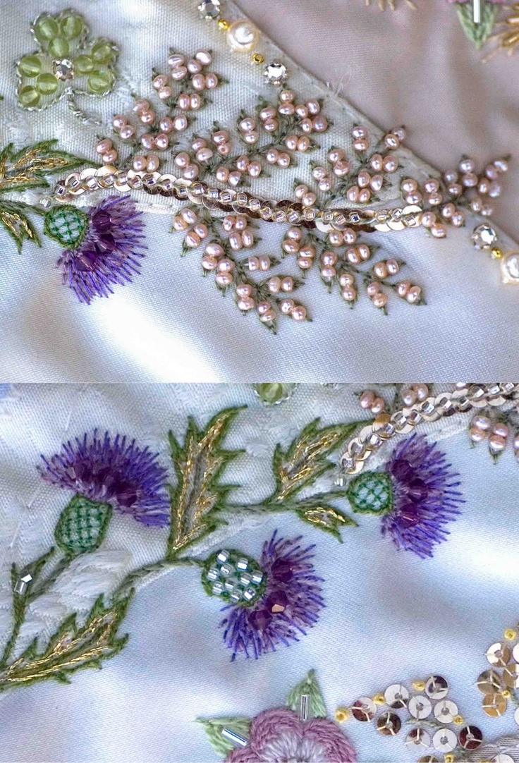 Bead embroidery