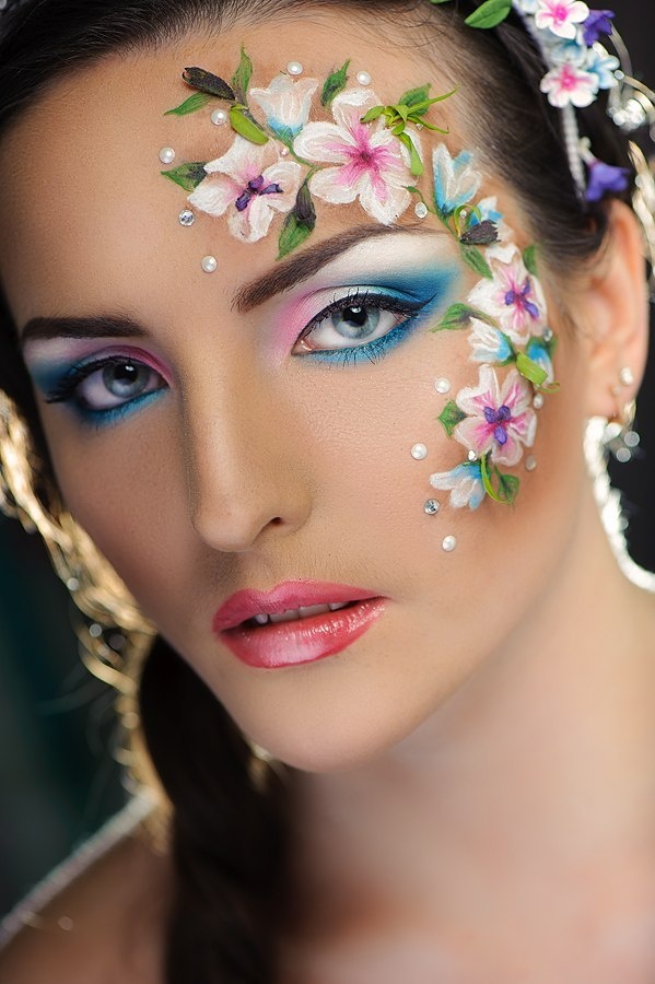 Floral makeup Check out the website to see more